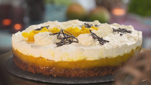 Indische Mango Torte Beauty Shot