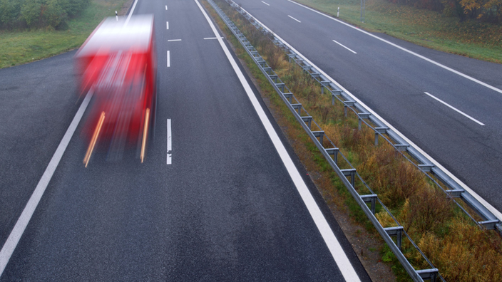 wenig befahrene Autobahn