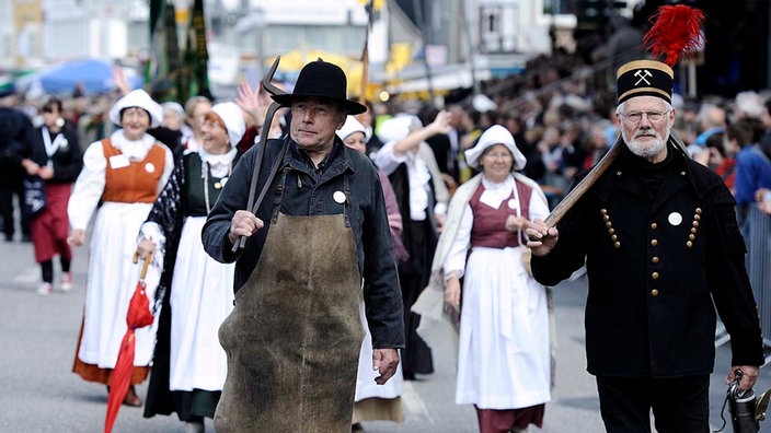 Umzug beim NRW-Tag in Siegen