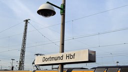 Video-Überwachungskamera am Dortmunder Hauptbahnhof